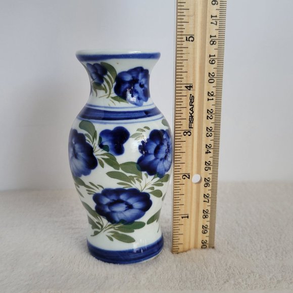 Floral Hand Painted Bud Vase - Picture 5 of 9